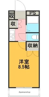 ルインズワタナベ【1階】の間取り