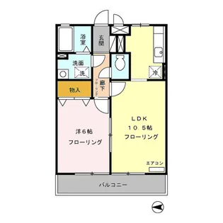 花花五番館【3階】の間取り