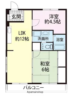 ヒルサイドテラス並木【2階】の間取り