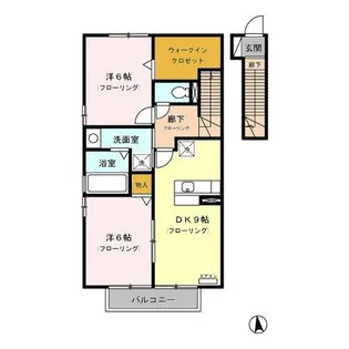 センターヒルズ 弐番館【2階】の間取り