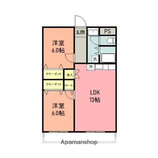 クレアトゥール【3階】の間取り