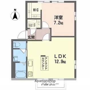 フレグランス水口【2階】の間取り