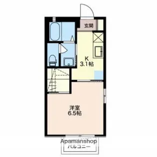 デ・モーレン【1階】の間取り