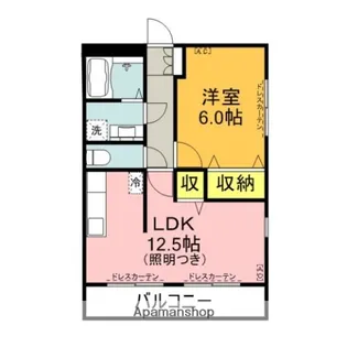 テルミオーネ【1階】の間取り