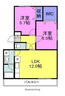 AVONLEY COURT【3階】の間取り