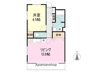 UN BIJOU【1階】の間取り