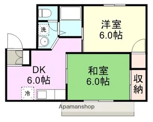 セジュールS・函南【1階】の間取り