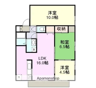 セジュールS・函南【1階】の間取り