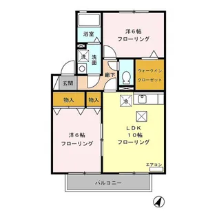 ラ フレーズ【1階】の間取り