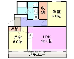 井ノ上ハイツ【1階】の間取り