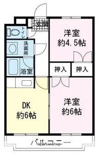 山之井プラザ【2階】の間取り