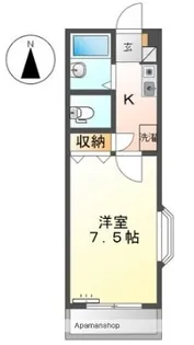 アプローズ【3階】の間取り