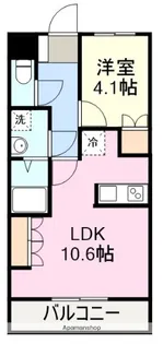 プリムローズⅠ【2階】の間取り