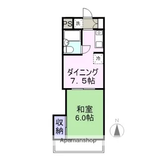 クリーンハイツ【3階】の間取り