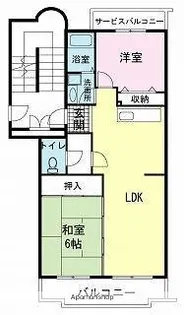 アヴニールドゥモエ【4階】の間取り