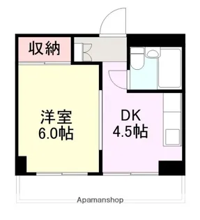高野ハイツ【2階】の間取り