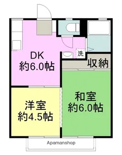 はぴねすハウス【1階】の間取り