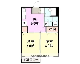 ヴィブレMAKI Ⅲ【2階】の間取り