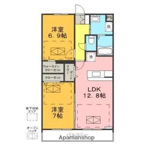 ブルージュ【3階】の間取り