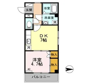 オークタウンA【2階】の間取り