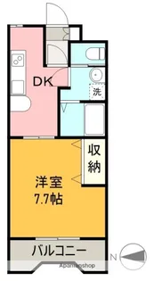 TOKURAGARDENHILL’S【301号室】の間取り