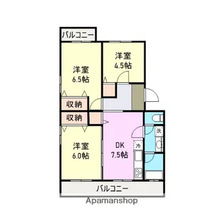 白井マンション【2階】の間取り