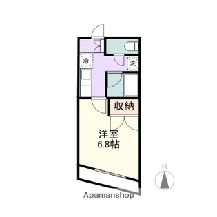 京屋ハイツⅢ【4階】の間取り
