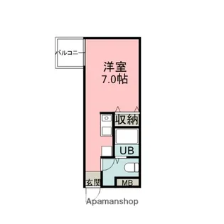 ウイングビュー【4階】の間取り