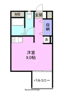 ウイングビュー【3階】の間取り