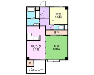 ガーデンヒルズ桜ヶ丘【3階】の間取り