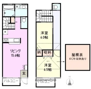 サンコーⅥ【1階】の間取り