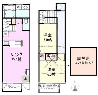 サンコーⅥ【1階】の間取り
