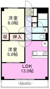 コンフォートKOBARI【2階】の間取り
