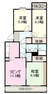 ベイサージュN【1階】の間取り