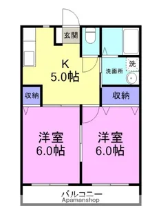 シティハイムM21【1階】の間取り