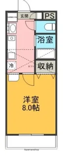 サンロイヤル18【3階】の間取り