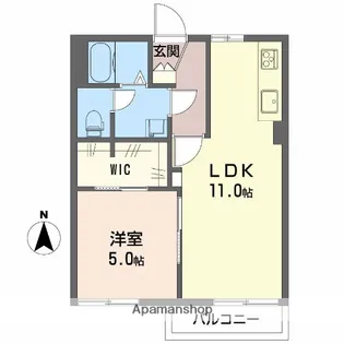 メゾン熱函【A201号室】の間取り