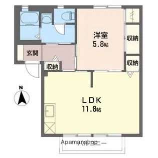 グリーンヴィラ【1階】の間取り