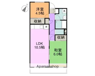 アビタシオンタカダ【3階】の間取り