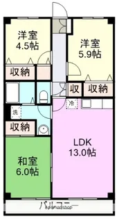 グレース伏見A【2階】の間取り