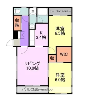 ひまわりはうす【2階】の間取り