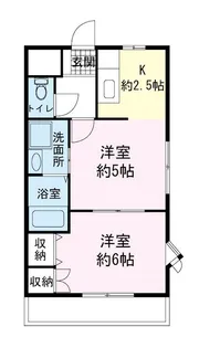 ワンウェイ【2階】の間取り