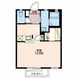 ルシル・カーサ【202号室】の間取り