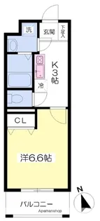 グランピュア・カミヤ【508号室】の間取り