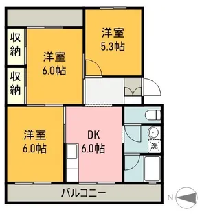 サンハイツ静山荘【1階】の間取り