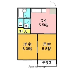 タウニィ小林【2階】の間取り
