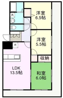 第2レジデンスISHII【2階】の間取り