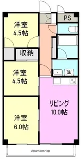 3LDKの間取り画像