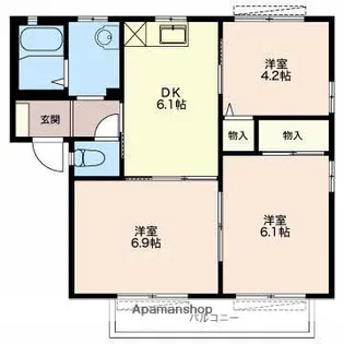 エクセレントTAKA−A【2階】の間取り