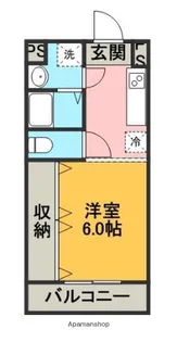 コンシェルジュモリシマII【1階】の間取り